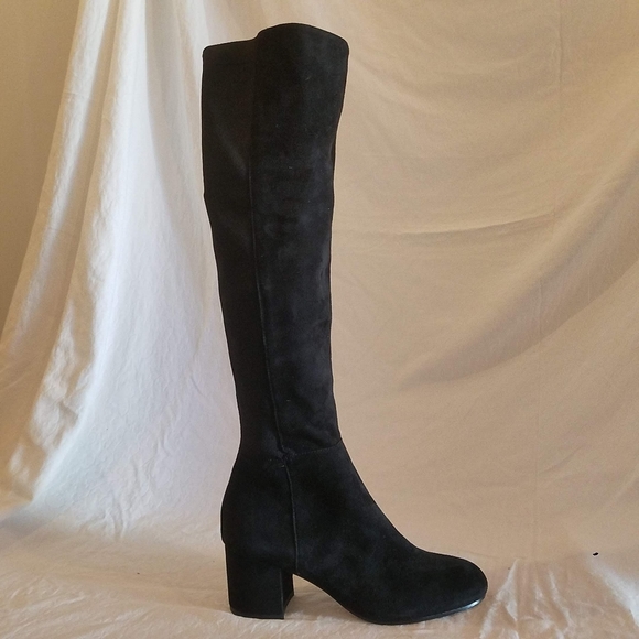 Sam Edelman Shoes - FinalSAM EDELMAN Black Suede Boots w/elastic backs